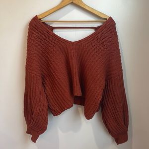 Forever 21 - size small burnt orange knit sweater